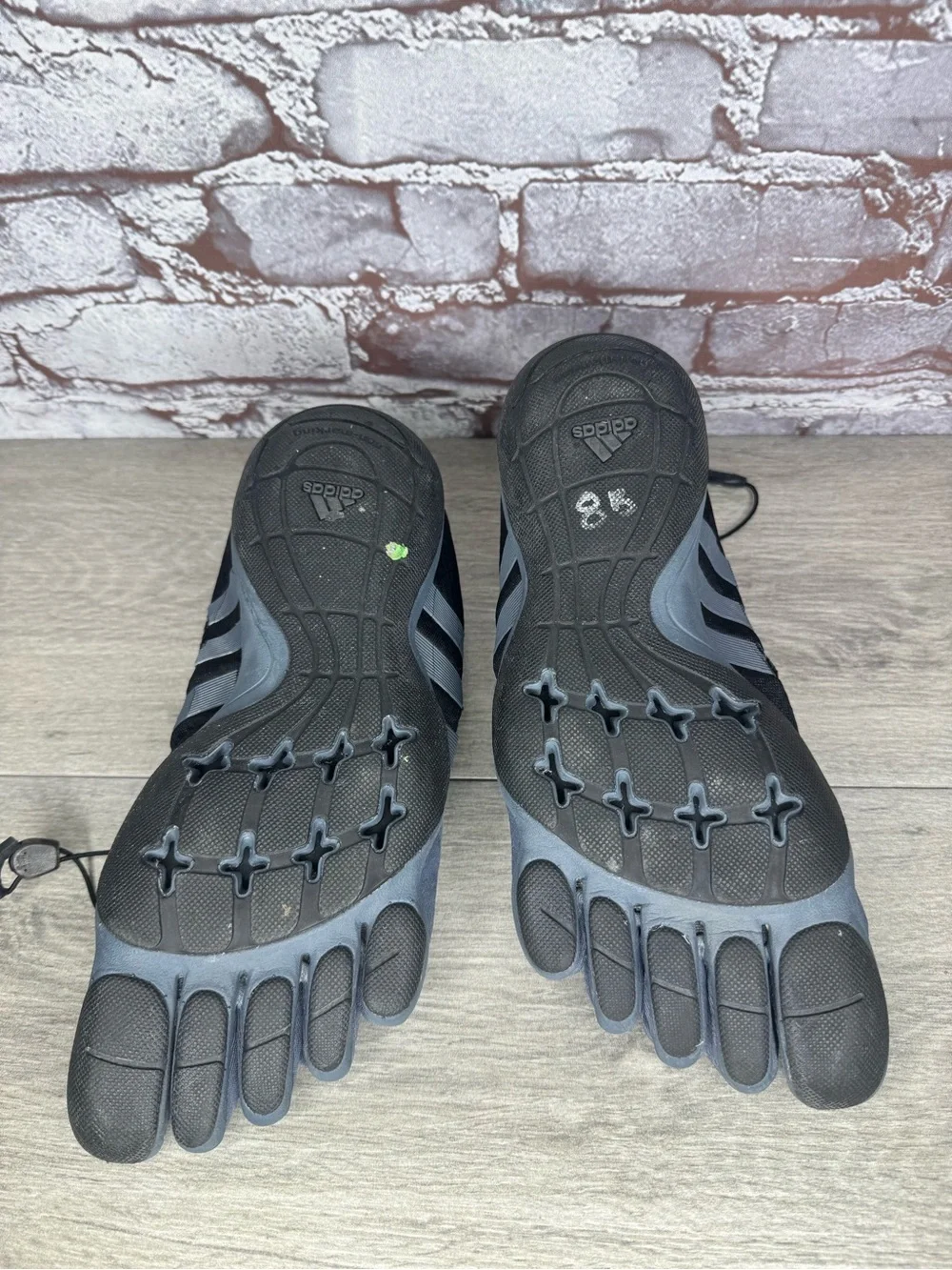 Adidas Adipure Barefoot Gray Synthetic Orange Drawstring Shoes Men’s 10M US/44EU